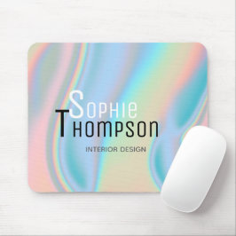 Mousepad Mármore líquido holográfico moderno