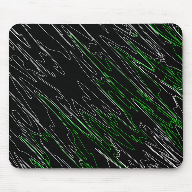 Mousepad Mármore Preto Verde (Frente)