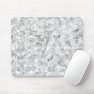 Mousepad Mármore Verde Branco Clássico Elegante Glamour