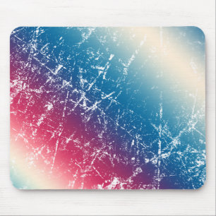 Mousepad Mármore Vermelho Azul, Azul, multicolor, arranhad
