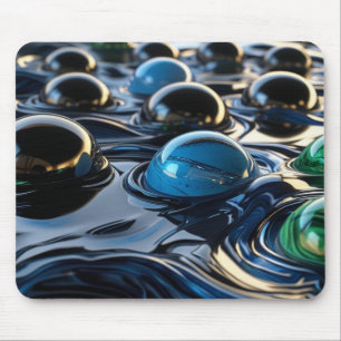 Mousepad Mármores Em Líquido