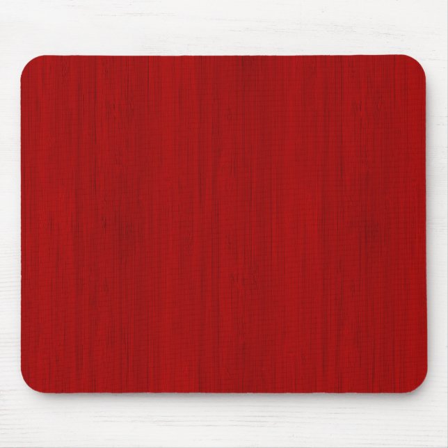 Mousepad Maroon Red Bamboo Wood Grain Look (Frente)