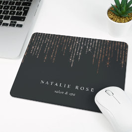 Mousepad Marque Dourado rosa Personalizado