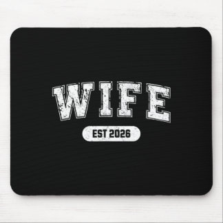 Mousepad Marriage Bachelor Party Wife and Hubby Est 2026
