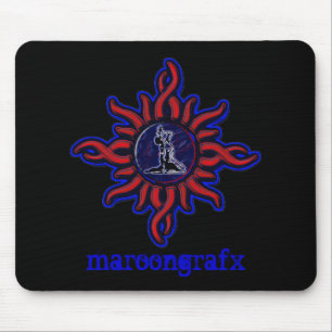 Mousepad marrom tribal