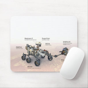 Mousepad Mars Perseverance Rover Com Instrumentos