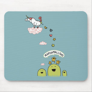 Mousepad Marshmallows do unicórnio