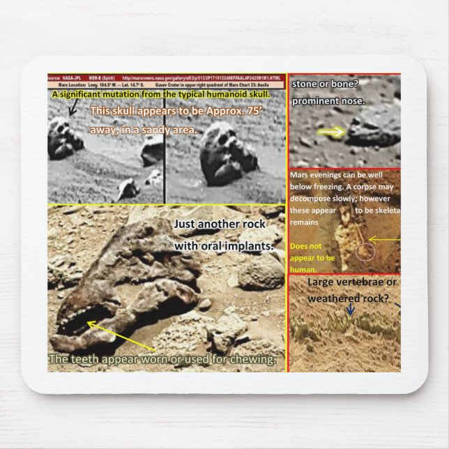 Mousepad Martian boneyard (Frente)