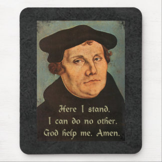 Mousepad Martin Luther, Aqui Estou Eu A Citar