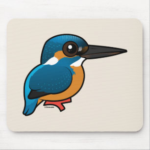 Mousepad Martinho pescatore da terra comum de Birdorable