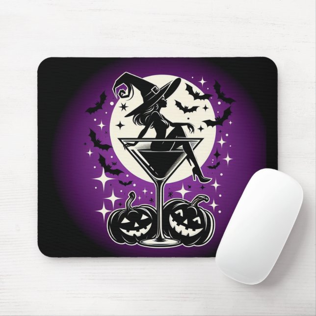 Mousepad Martini da Bruxa Roxa (Com mouse)
