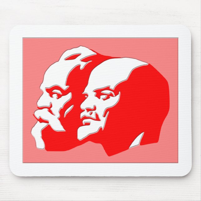 Mousepad Marx e Lenin (Frente)