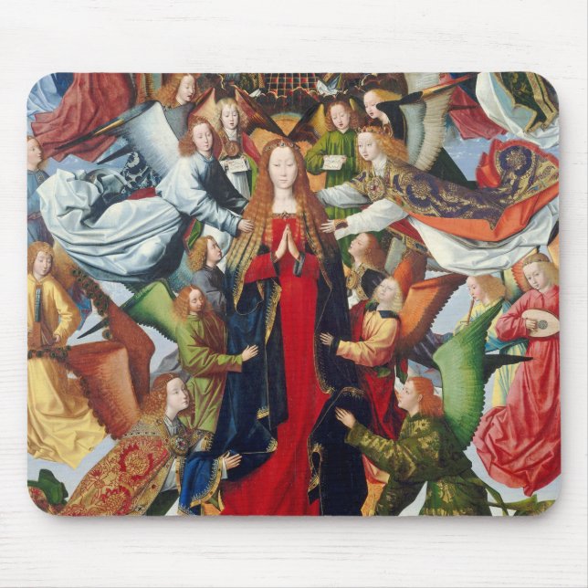 Mousepad Mary, rainha do céu, C. 1485 - 1500 (Frente)