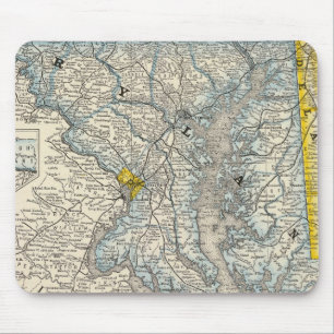 Mousepad Maryland, DC e Delaware