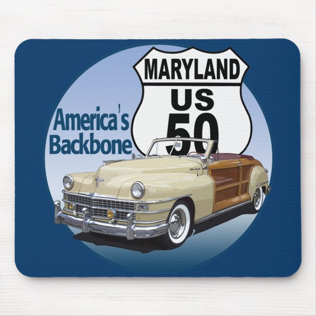 Mousepad Maryland US Route 50 (Frente)
