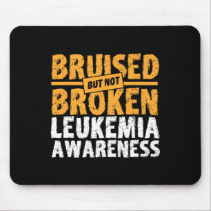 Mousepad Mas Não Apoio Quebrado À Consciência Da Leucemia