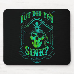 Mousepad Mas Será que Afundamos Camiseta Náutica Crânio de