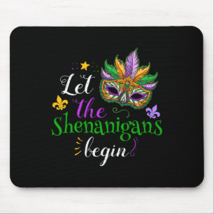 Mousepad Máscara de Fantasia de Mardi Gras Deixe os Travess
