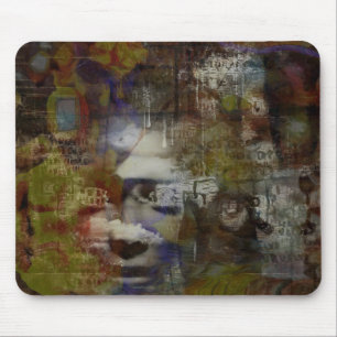 Mousepad Máscara de fantasma surreal