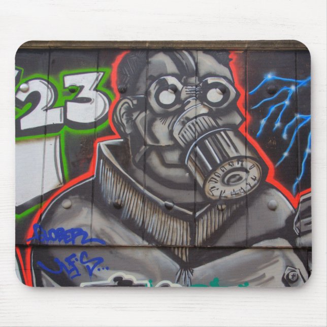 Mousepad Máscara de gás (Frente)