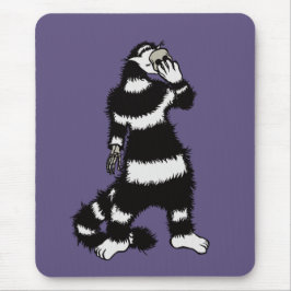 Mousepad Máscara de Gato Spookure Skeleton Mão Crânio