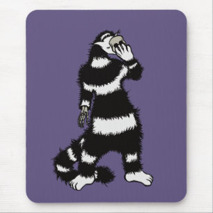 Mousepad Máscara de Gato Spookure Skeleton Mão Crânio