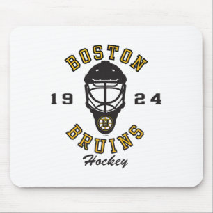 Mousepad Máscara de hóquei cinza do Boston Bruins licenciad