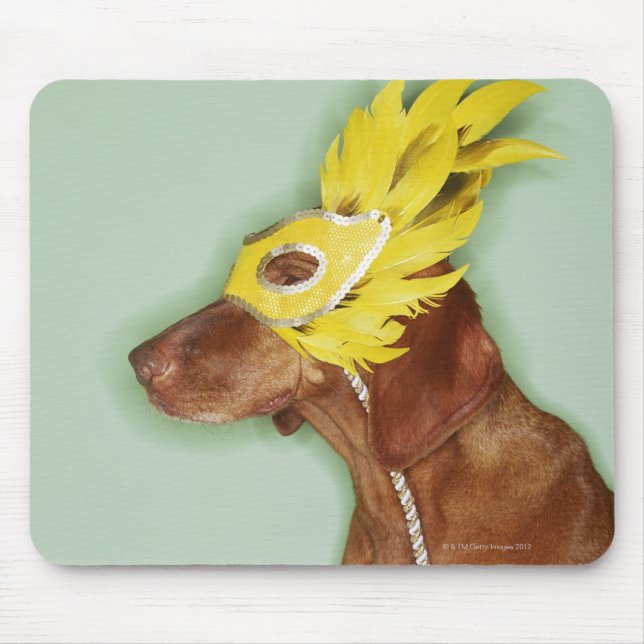 Mousepad Máscara de visto de cães (Frente)