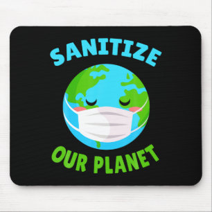 Mousepad Mascara Divertida Kawaii Pro Sanitiza o Meio Ambie