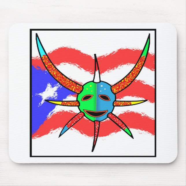 Mousepad máscara do vejigante (Frente)