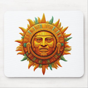 Mousepad Máscara Maia de Cancun México Viagens