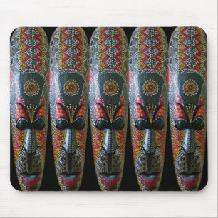 Mousepad Máscara tribal africana pintado mão