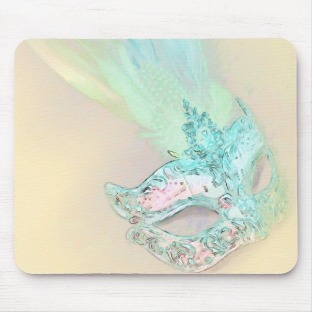 Mousepad Mascarada amarelo (Frente)