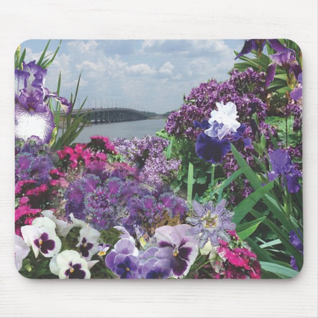 Mousepad máscaras do tapete do rato roxo (Frente)