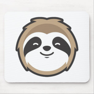 Mousepad Mascote da preguiça