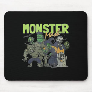 Mousepad Mash Fantasma Vintage Halloween Engraçado