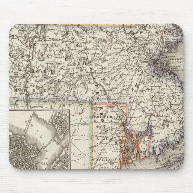 Mousepad Massachusetts, Rhode Island 2 (Frente)