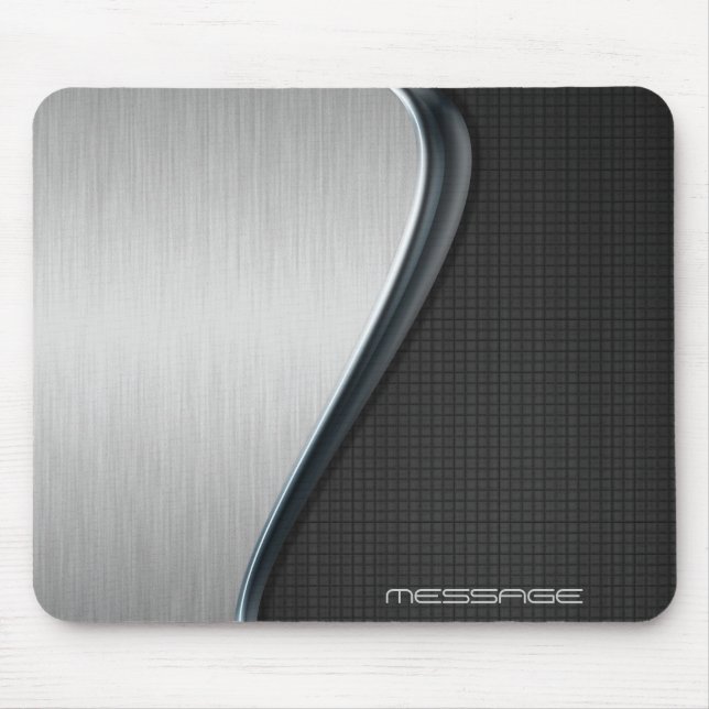 Mousepad Massetes de Design 1 de metal personalizado (Frente)