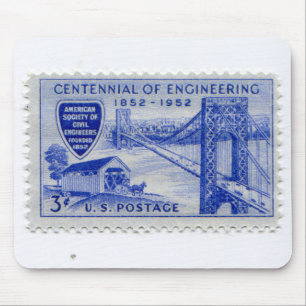 Mousepad Mat de rato Postage Stamp