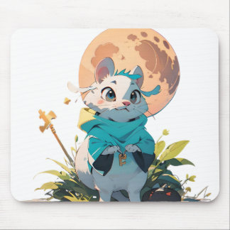 Mousepad Mat do mouse com lua
