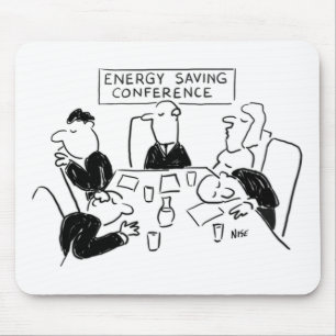Mousepad Mat do mouse do tema de economia de energia