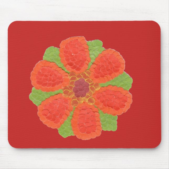 Mousepad Mat do mouse Dotler Flower (Frente)