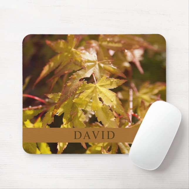 Mousepad Mat do mouse Maple Japonês Trendy (Com mouse)