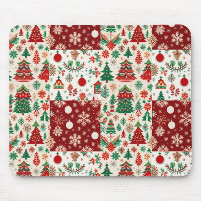 Mousepad Mat do rato de Natal (Frente)