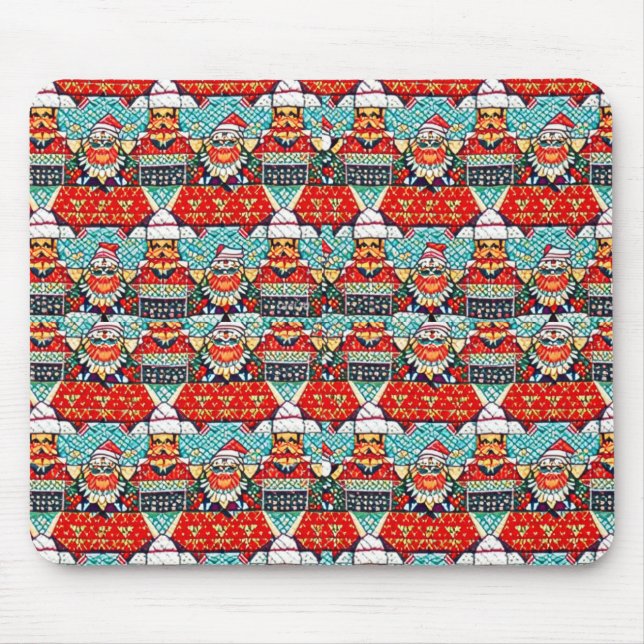Mousepad Mat do rato de Natal (Frente)