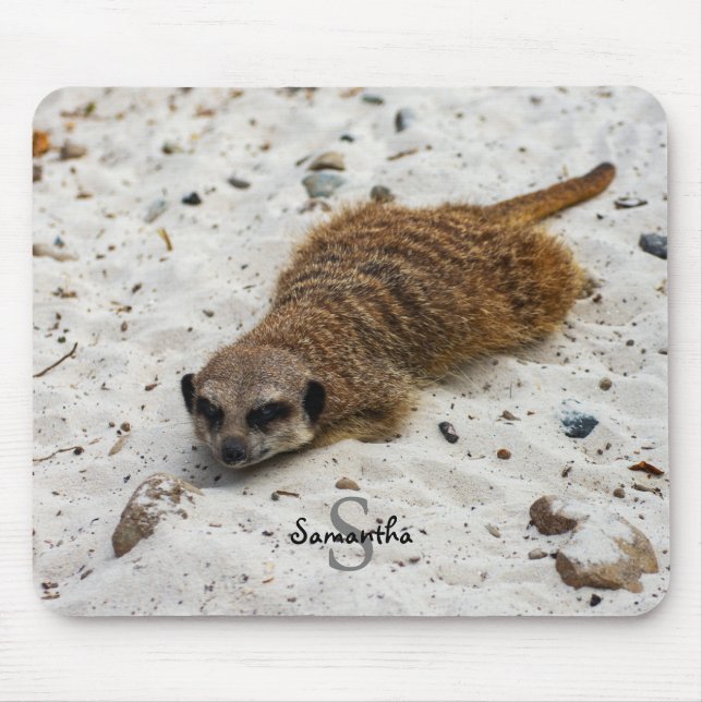 Mousepad Mat do rato Meerkat Chillin (Frente)