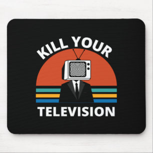 Mousepad Mata Seu Tele Mídia de Notícias Falsas Lavagem Cer