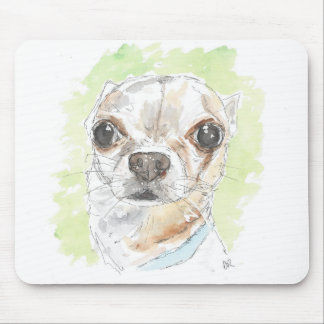 Mousepad Matador de rato de arte Chihuahua.