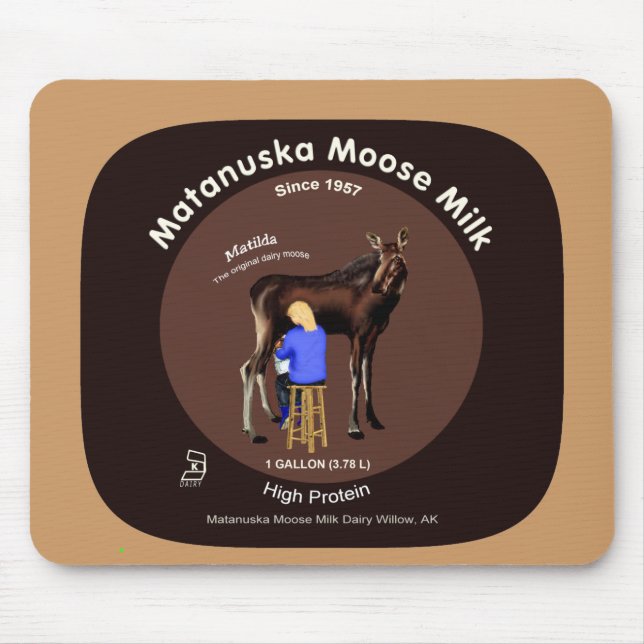 Mousepad Matanuska Moose Milk (Frente)