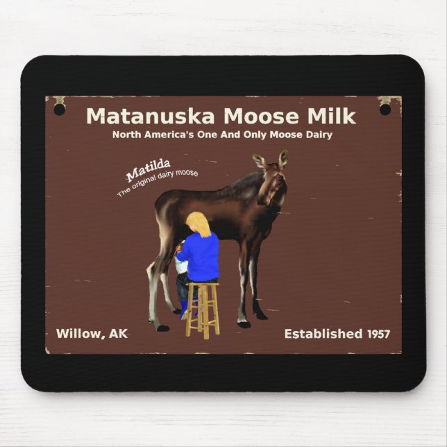Mousepad Matanuska Moose Milk (Frente)